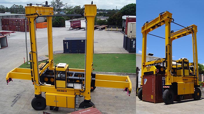 Isoloader Transporter High Performance Straddle Carrier for high volume logistics operators